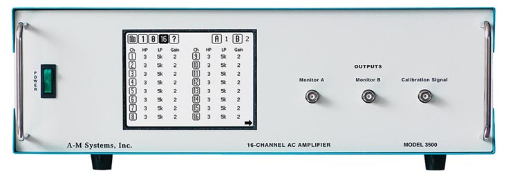 A-M Systems  Model 3500  16-Channel Extracellular Differential Amplifier