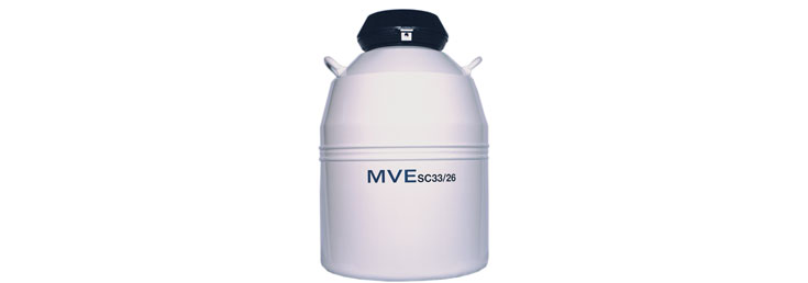 Minitube  MVE SC 33/26  Liquid Nitrogen Cryo container, 33 l