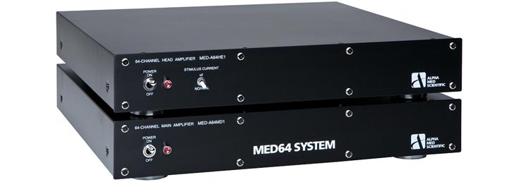 AlphaMED  MED64 Main/Head Amplifier set