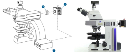 Mightex Microscope LED Light Source Configuration